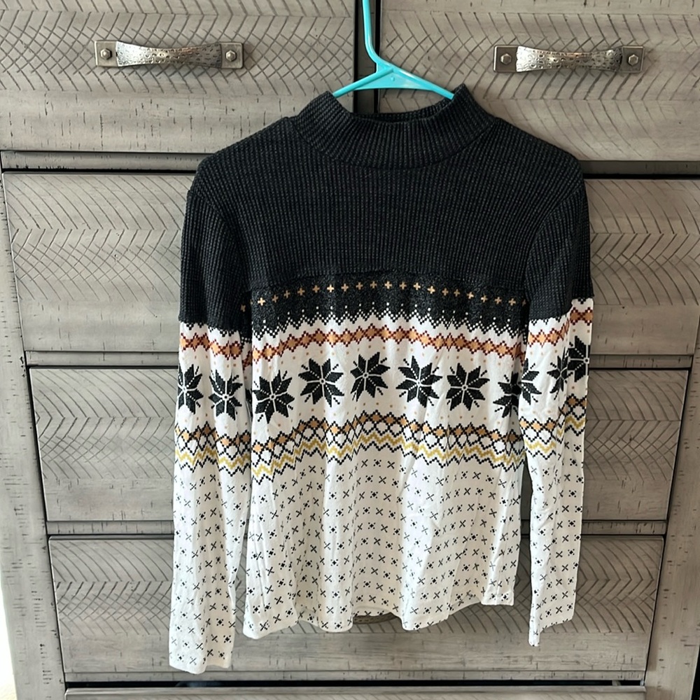 Maurice’s winter themed pullover